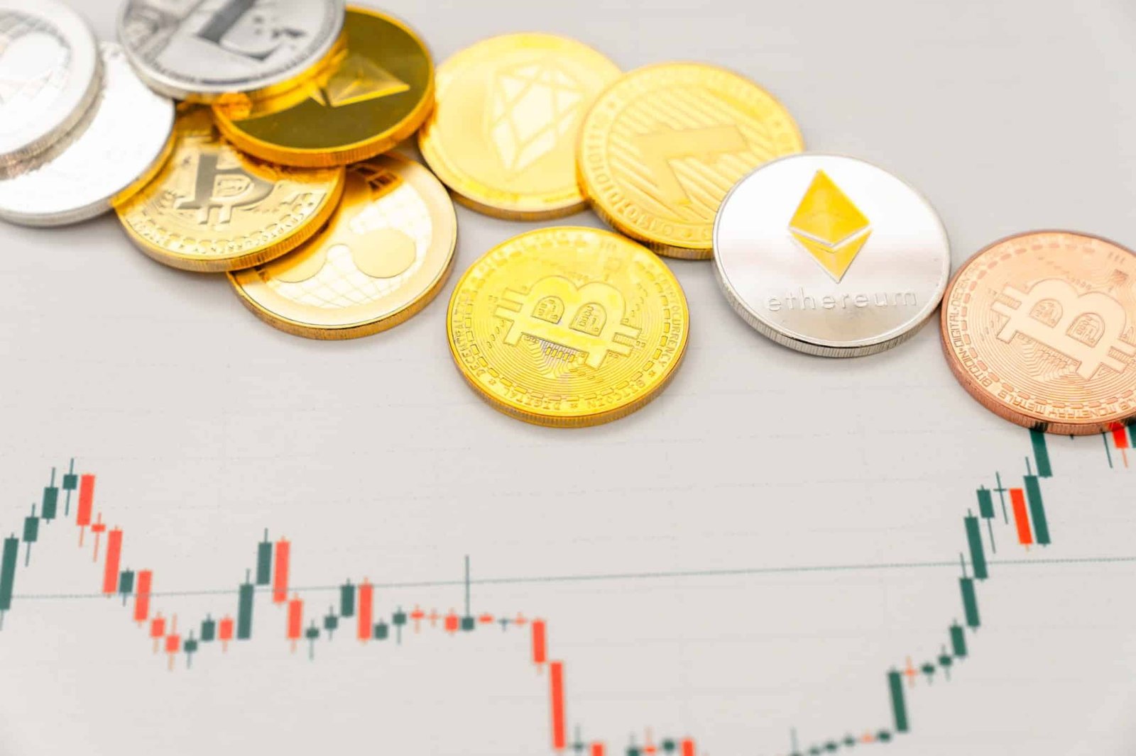 Cryptocurrencies and market chart